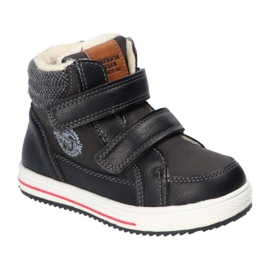 American Club XD24 / 21 Chaussures de sport chaudes noires avec fourrure 4