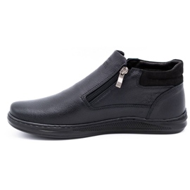 Polbut Bottes d'hiver pour hommes noires K29F le noir 1