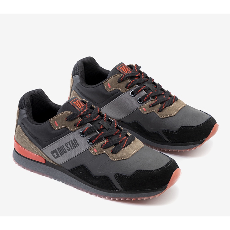 Chaussures de sport Acosta noires Big Star pour hommes 1