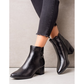 Goodin Bottes classiques en éco-cuir le noir 1