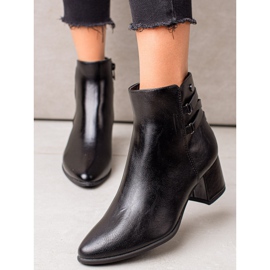 Goodin Bottes classiques en éco-cuir le noir 2
