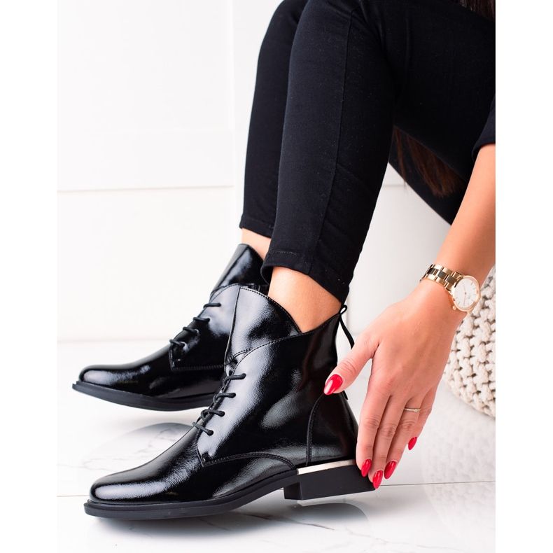 Bottes élégantes Sergio Leone le noir 1