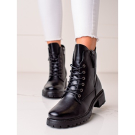 W. Potocki Bottines Potocki classiques à lacets le noir 3
