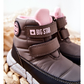 Bottes de neige pour enfants Memory Foam Big Star II374071 Szare le noir gris 1 Bottes de neige pour enfants Memory Foam Big Star II374071 Szare le noir gris 1
