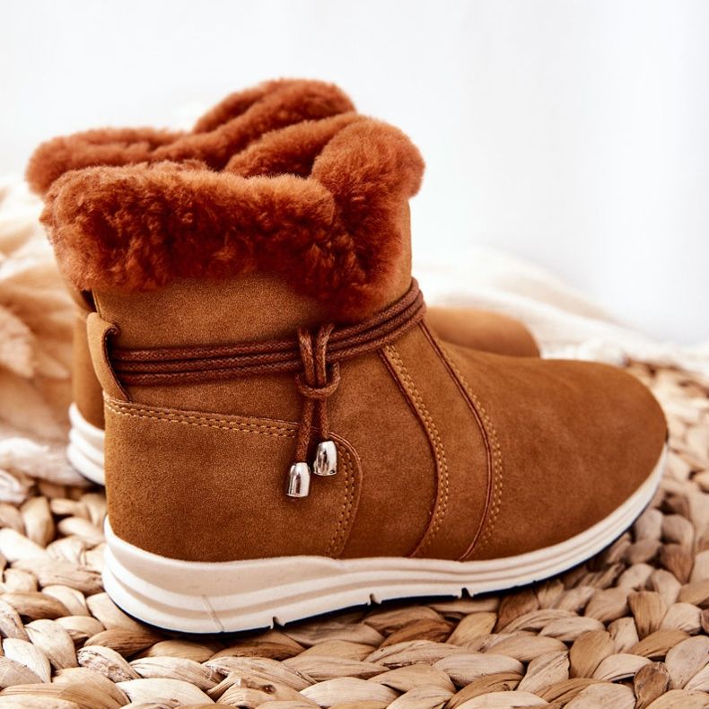 Bottes de neige pour enfants Big Star BB374058BS Camel brun 1