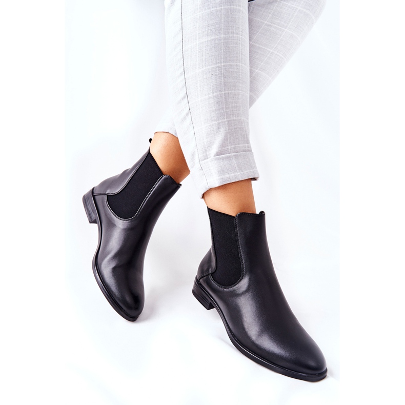 Bottes en cuir Sergio Leone BT523 Noir 2