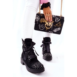 Lewski Shoes Bottes En Daim Workery Lewski Chaussures Attachées 3069 Noir le noir 3