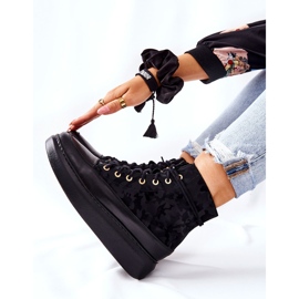 Lewski Shoes Chaussures Sport Cuir Lewski 3034 Noir Camo le noir 2