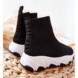 FR1 Chaussures de sport pour enfants noires pour jeunes Callobe 1