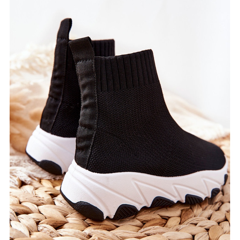 FR1 Chaussures de sport pour enfants noires pour jeunes Callobe 1