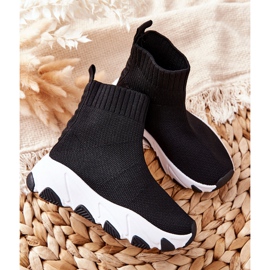 FR1 Chaussures de sport pour enfants noires pour jeunes Callobe 2