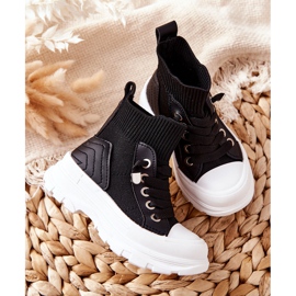 FR1 Baskets noires Callobe pour enfants ['noir'] 1