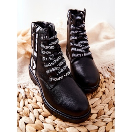 Vinceza Bottes Enfant Travailleurs Noir Pomeroy le noir 1