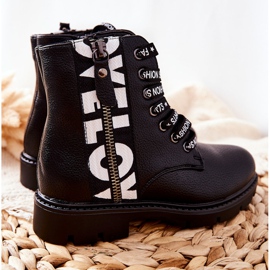 Vinceza Bottes Enfant Travailleurs Noir Pomeroy le noir 2