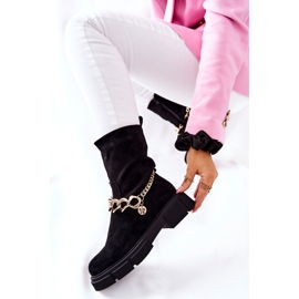 FB2 Bottes de travail en daim Hellio noires 1