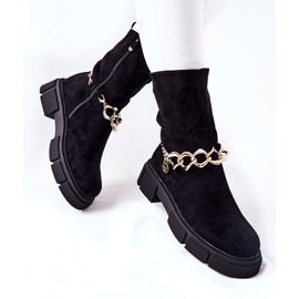 FB2 Bottes de travail en daim Hellio noires le noir 6