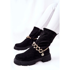 FB2 Bottes de travail en daim Hellio noires le noir 8