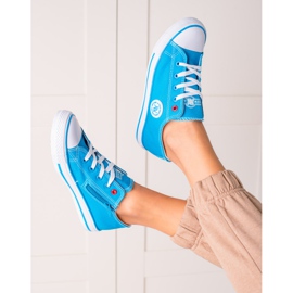 Baskets New Age bleu 1