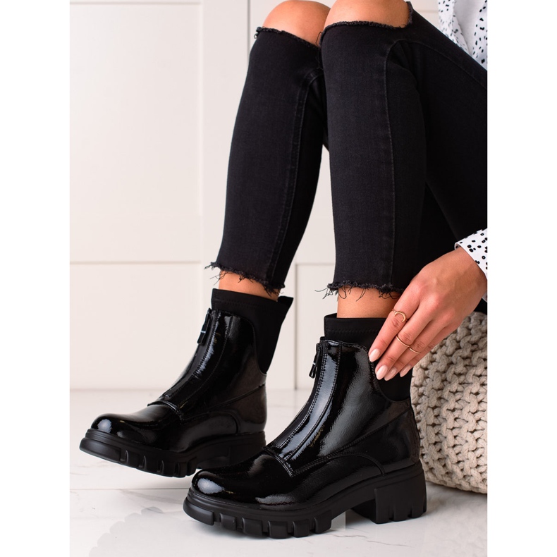 Goodin Travailleurs légers à enfiler noir 1