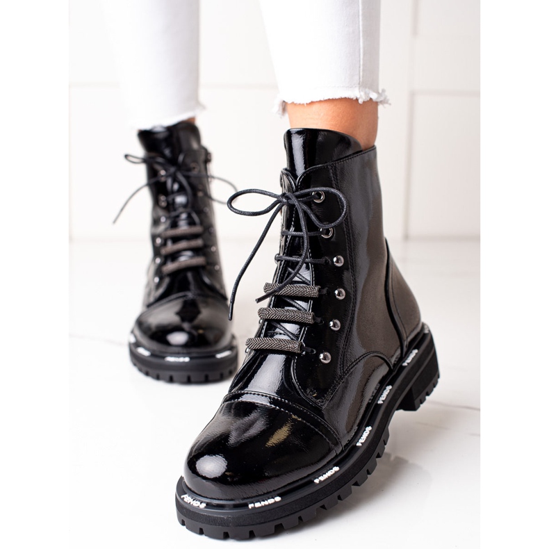 Bottines en cuir élégantes ARTIKER noir 2