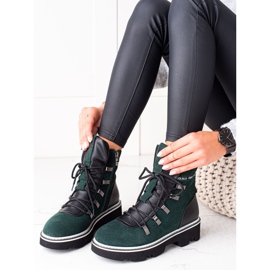 Bottines ARTIKER en cuir vert 3