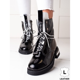 Bottines ARTIKER en cuir à la mode le noir 1