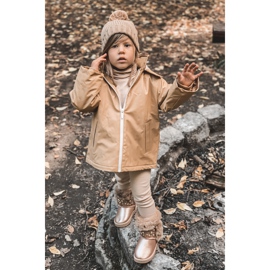 FR1 Bottes de Neige Enfant Fourrure Or Rose Bonni d'or 1