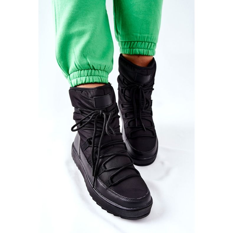 S.Barski Bottes de neige chaudes noires pour femmes Cironeus 2