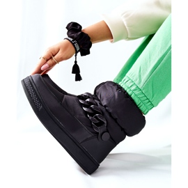 S.Barski Bottes de neige chaudes Khariche noires pour femmes le noir 2 S.Barski Bottes de neige chaudes Khariche noires pour femmes le noir 2