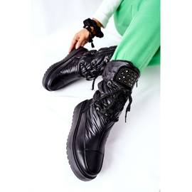 S.Barski Bottes de neige chaudes noires pour femmes Chardonnay le noir 1 S.Barski Bottes de neige chaudes noires pour femmes Chardonnay le noir 1