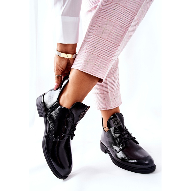 Chaussures Laquées Sergio Leone Warmed PB262 Noir 2