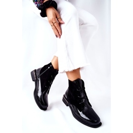 Bottes Chaudes En Daim Sergio Leone BT401 Noir le noir 4