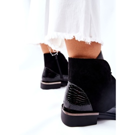 Bottes Chaudes En Daim Sergio Leone BT401 Noir le noir 6