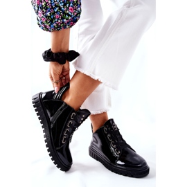 Chaussures Laquées Sergio Leone PB210 Noir 2