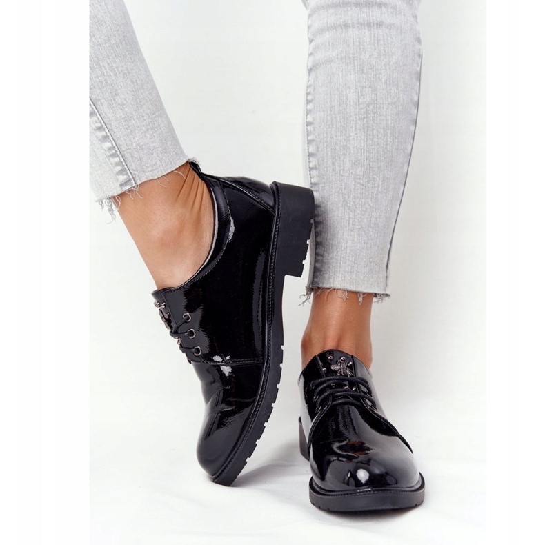 S.Barski Chaussures Richelieu Femme Laquées Laquées S. Barski Noir le noir 3 S.Barski Chaussures Richelieu Femme Laquées Laquées S. Barski Noir le noir 3