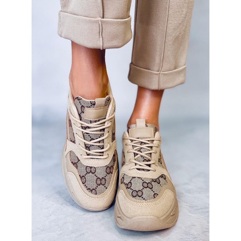 Baskets Isla Khaki beige kaki 1