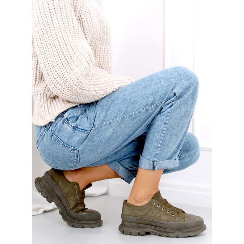 Baskets à semelle haute Lily Green vert 1