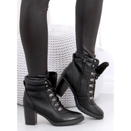 Bottines Zuzu Noir à talons hauts le noir 1