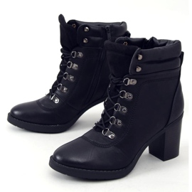 Bottines Zuzu Noir à talons hauts le noir 4