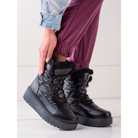 Czarne Śniegowce S. BARSKI noir 1