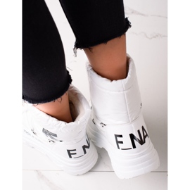 Bottes de neige chatoyantes VINCEZA blanche 2