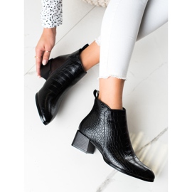 Filippo Bottes décontractées à talons hauts le noir 4