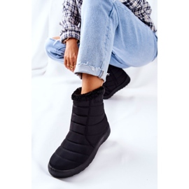 Bottes de neige chaudes noires pour femmes Mezyss le noir 1