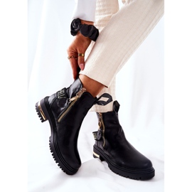PM1 Bottes classiques à rayures Lorie noires le noir 4