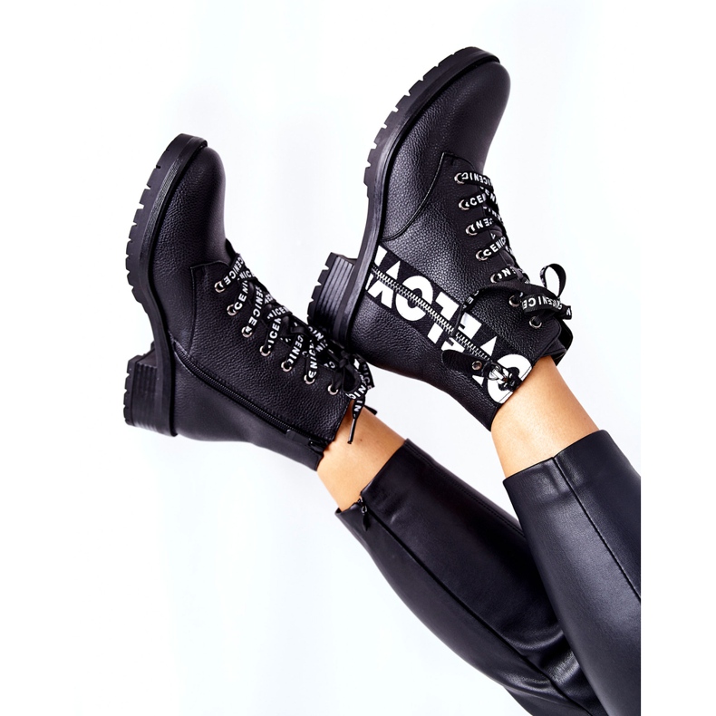 POTOCKI Bottes En Cuir Ouvriers Sur Fermeture À Glissière Henri Noir 2