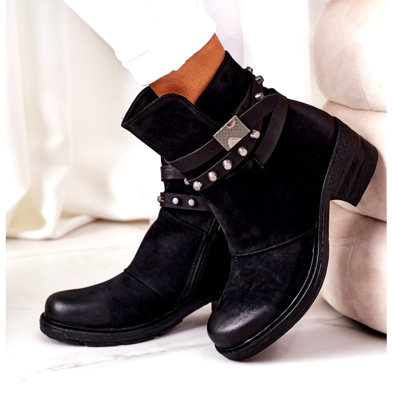 PS1 Bottes Chaudes À Talons Hauts Black Effie le noir 1