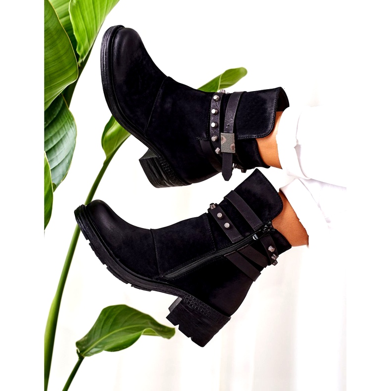 PS1 Bottes Chaudes À Talons Hauts Black Effie le noir 3