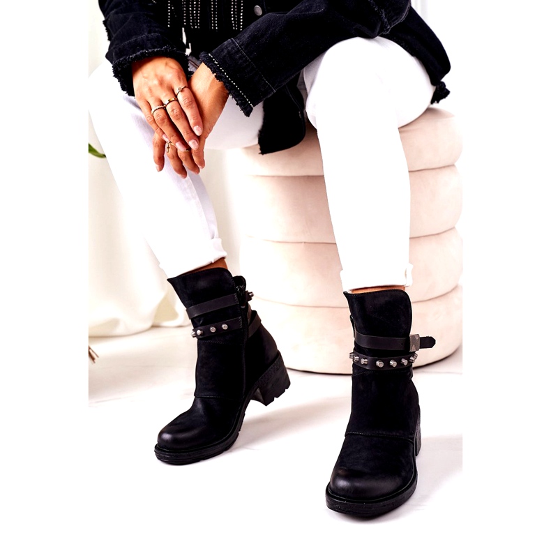 PS1 Bottes Chaudes À Talons Hauts Black Effie le noir 2