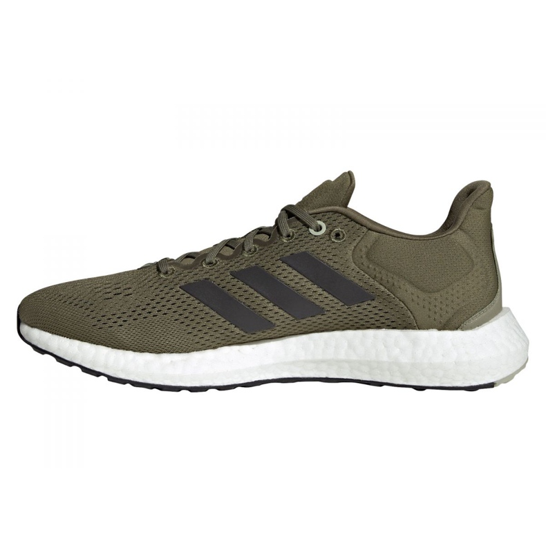 Adidas Pureboost 21 M GY5101 chaussures de course noir vert 1