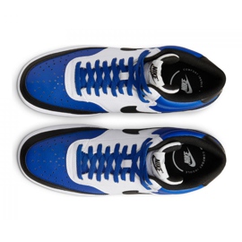 Nike Court Vision Mid Nba M DM1186-400 blanche le noir bleu 2